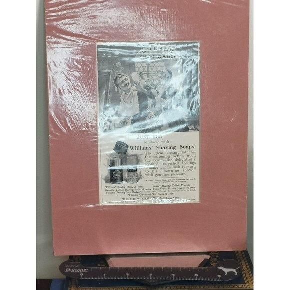 Williams Shaving Stick Advertisement 1898 Vintage barber ad - Picture 6 of 10